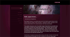 Desktop Screenshot of budgetastro.net